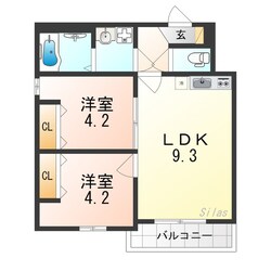 仮称）堺市東区南野田AP　A棟の物件間取画像